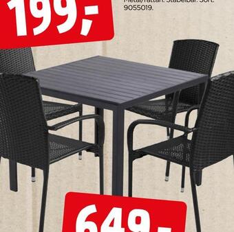 jem & fix Havebord havanna tilbud