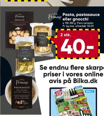 Bilka Princip pasta tilbud