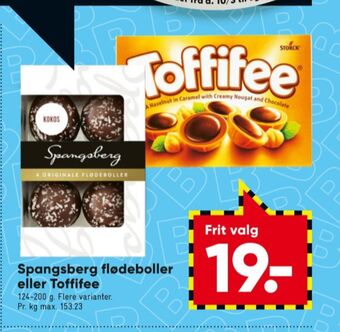 Bilka Toffifee dessertchokolade tilbud