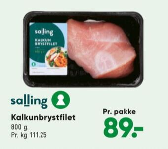 Salling kalkunbryst