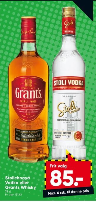 Bilka Grants whisky tilbud