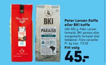 Blanding 72 kaffe formalet