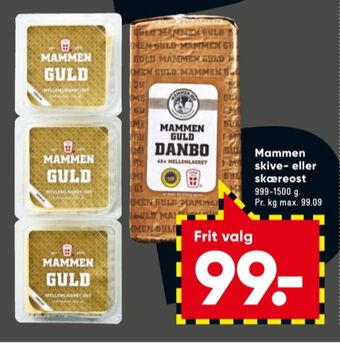 Bilka Mammen skiveost guld tilbud