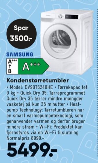 Bilka Samsung tørretumbler tilbud