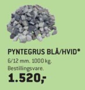 XL-BYG Pyntegrus Blå/Hvid tilbud