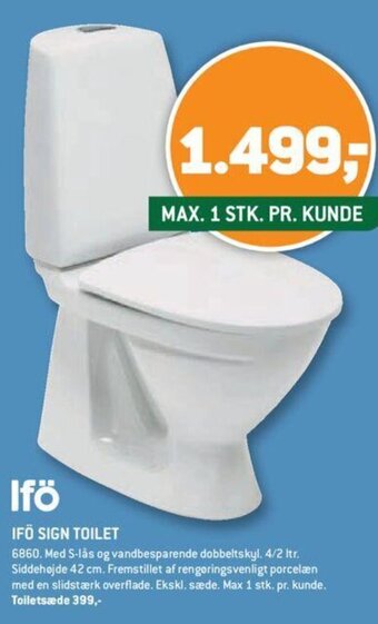 XL-BYG Ifö Sign Toilet tilbud