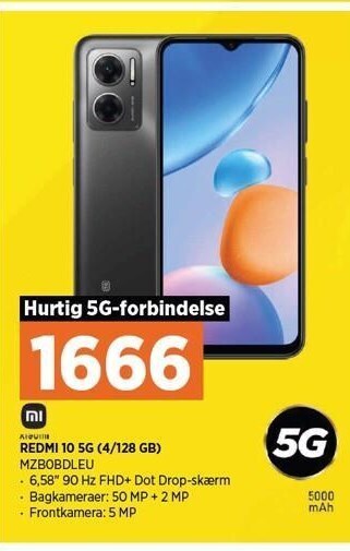 Power Redmi 10 5g (4/128 gb) tilbud