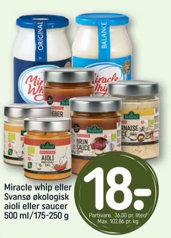 REMA 1000 Miracle whip mayonnaise tilbud