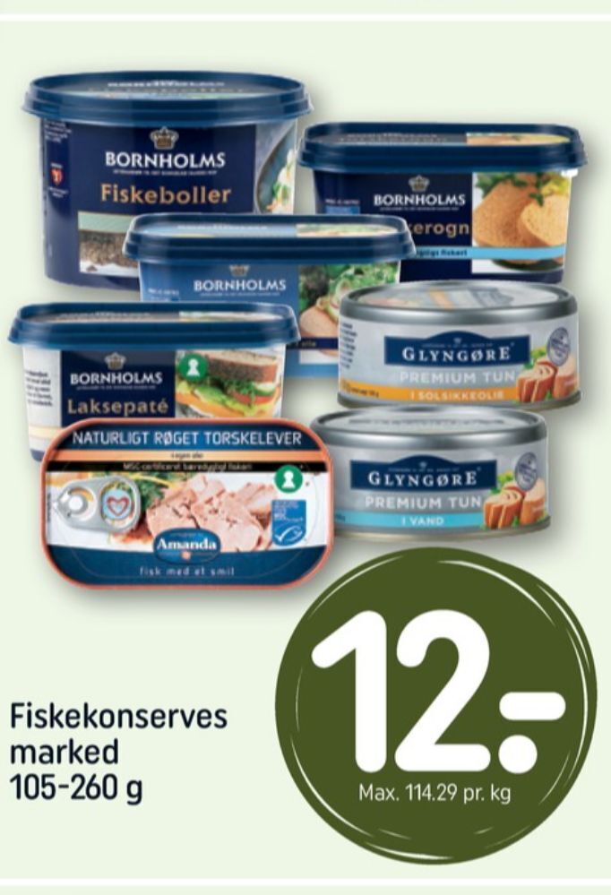 Bornholms fiskeboller tilbud hos Rema 1000