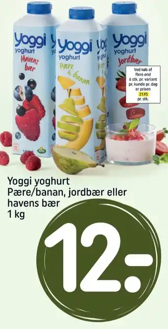 REMA 1000 Yoggi yoghurt havens bær tilbud