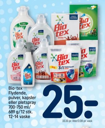 REMA 1000 Biotex vaskemiddel-flydende tilbud