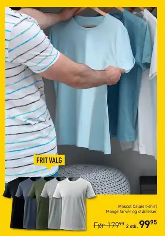 Johannes Fog Mascot calais t-shirt mange farver og størrelser tilbud