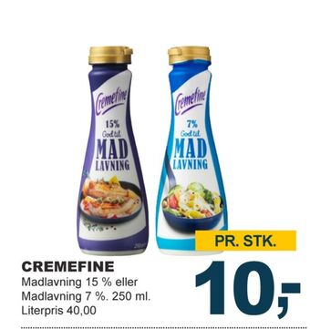 Cremefine madlavningsfløde 15 %