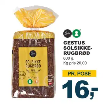 Let-Køb Gestus rugbrød-skiver tilbud