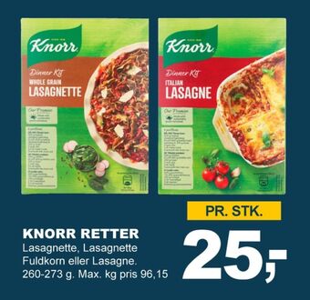 Let-Køb Knorr pastaretter tilbud