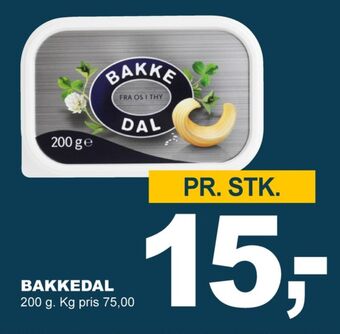 Bakkedal smørbar