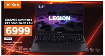 Power Lenovo bærbar pc tilbud