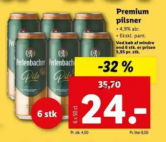 Let-Køb Premium pilsner tilbud