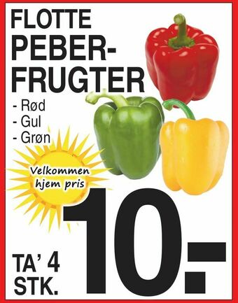 ABC Lavpris Peberfrugter tilbud