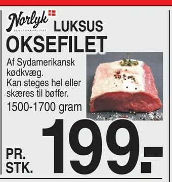 ABC Lavpris Luksus oksefilet tilbud