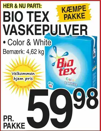 ABC Lavpris Bio tex vaskepulver tilbud