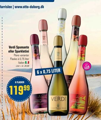 Otto Duborg Verdi Spumante eller Sparkletini tilbud