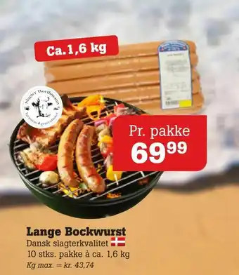 Poetzsch Padborg Lange Bockwurst tilbud
