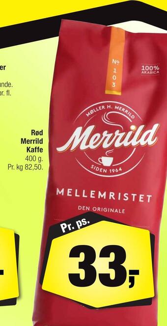 Calle Rød merrild kaffe tilbud