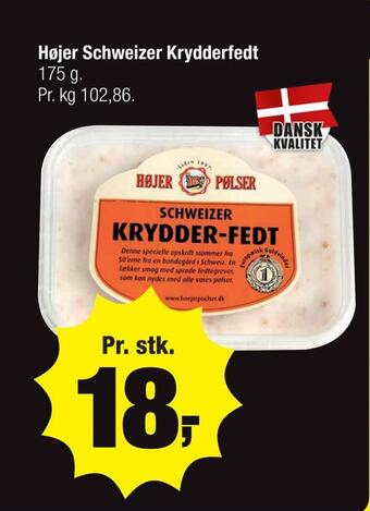 Calle Højer schweizer krydderfedt tilbud
