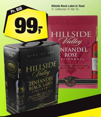 Hillside black label el. rosé