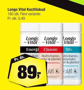 Longo vital kosttilskud