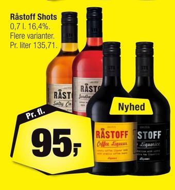 Calle Råstoff shots tilbud