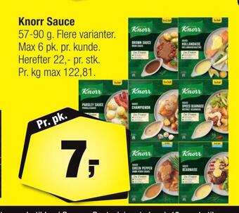 Knorr sauce