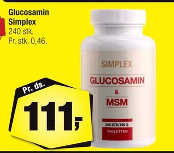 Calle Glucosamin simplex tilbud