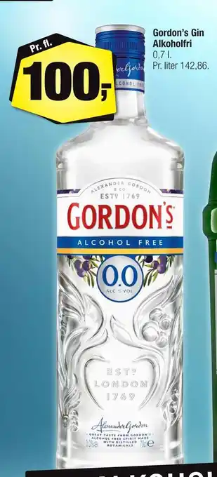 Calle Gordon's gin alkoholfri tilbud