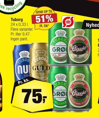 Calle Tuborg tilbud