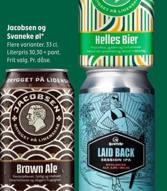 Coop 365 Jacobsen Og Svaneke Øl tilbud