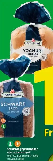 Coop 365 Schulstad Yoghurtboller eller Schwarzbrød tilbud