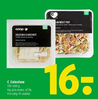 Coop 365 C Coleslaw tilbud