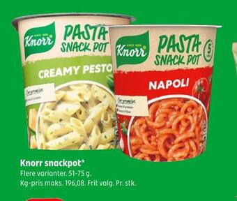 Coop 365 Knorr snackpot tilbud
