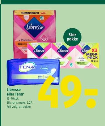 Coop 365 Libresse eller tena tilbud