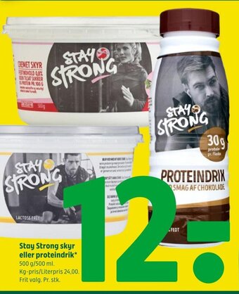 Coop 365 Stay Strong Skyr eller proteindrik tilbud