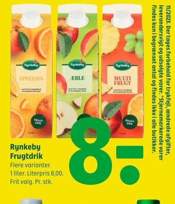 Coop 365 Rynkeby Frugtdrik tilbud