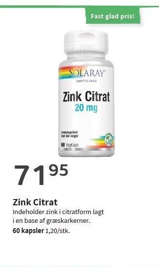 Zink citrat