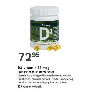 D3-vitamin 35 mcg