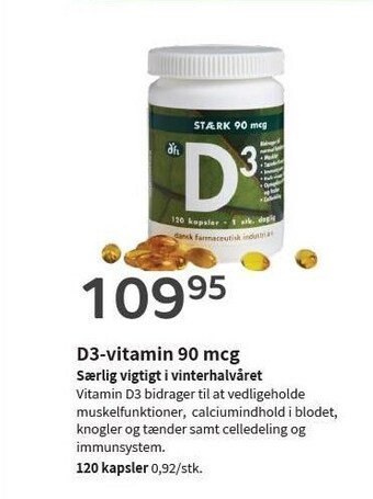D3-vitamin 90 mcg