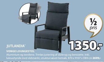 JYSK Vonge Loungestol tilbud