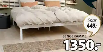 JYSK Polden Sengeramme tilbud