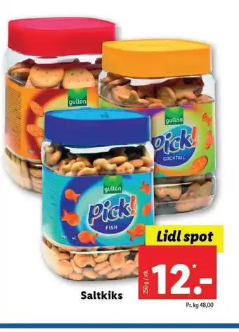 Lidl Saltkiks tilbud