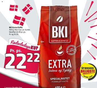 Fleggaard BKI Extra Kaffe tilbud